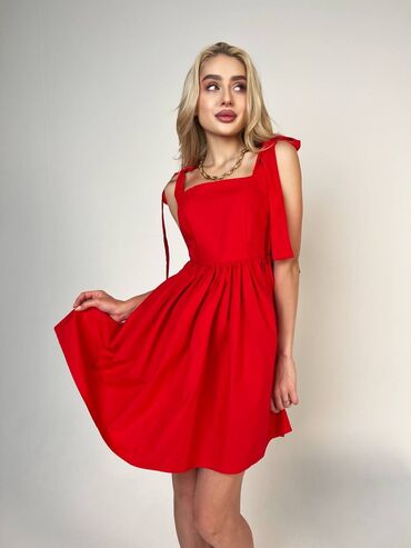 платье красное: Күнүмдүк көйнөк, Жай, S (EU 36), M (EU 38)