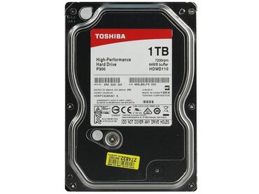 Жесткие диски, переносные винчестеры: Накопитель, Новый, Toshiba, HDD, 1 ТБ, 3.5", Для ПК