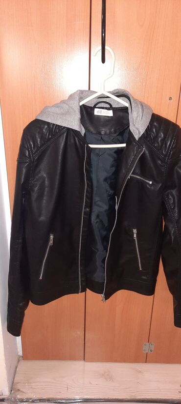 kaputi sa krznom beograd: H&M, Kožna jakna, 164-170