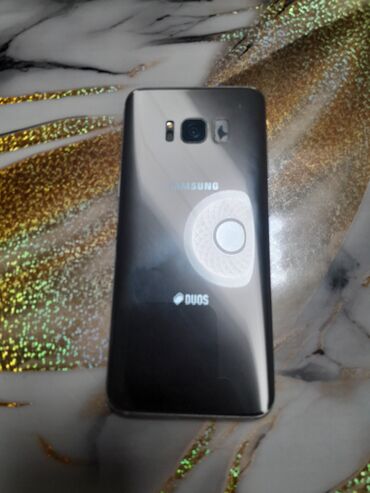 аламедин гранд телефоны: Samsung Galaxy S8, Колдонулган, 64 ГБ, түсү - Саргыч боз, 2 SIM