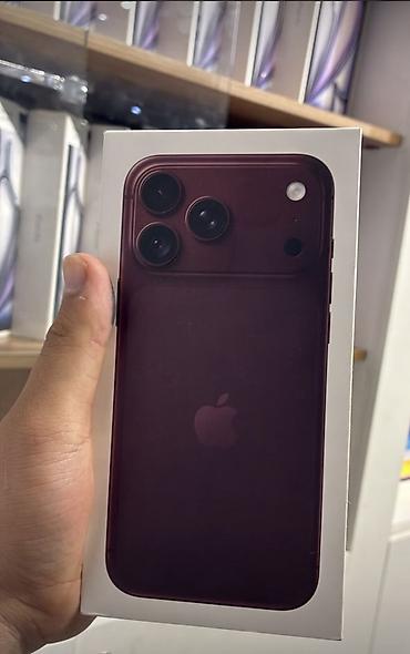 iphone 13 pro max osh: IPhone 18 Pro Max, Новый, 512 ГБ, Бордовый, Кабель, Коробка, 100 % — 2