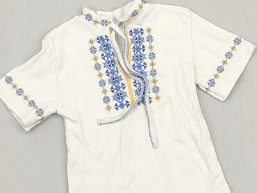 biała koszula hm: Shirt 2-3 years, condition - Very good, pattern - Print, color - White