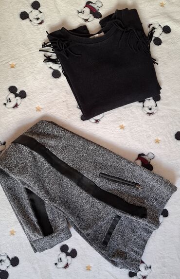 Paketi dečije odeće: Paket: Farmerke, Pantalone, Duksevi, Za devojčice, uzrast: 9-10 godina — 22