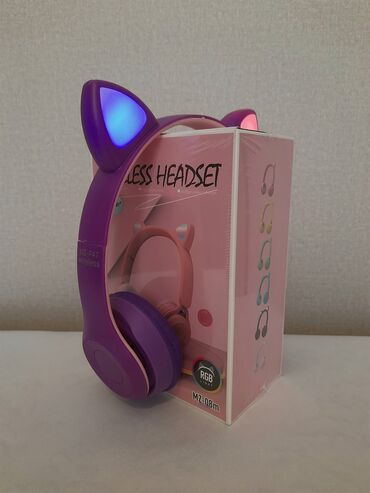 mikser en ucuz: Yeni Simsiz (Bluetooth) Qulaqcıqlar, 3Q, rəng - Bənövşəyi