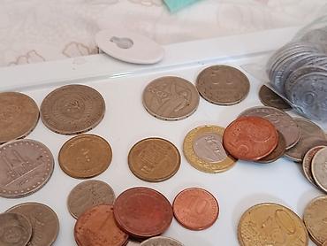 mis samovarlar: Böyük qarışıq dünya sikkələri kolleksiyası1000 -ə yaxın pul sikkəsi - — 6