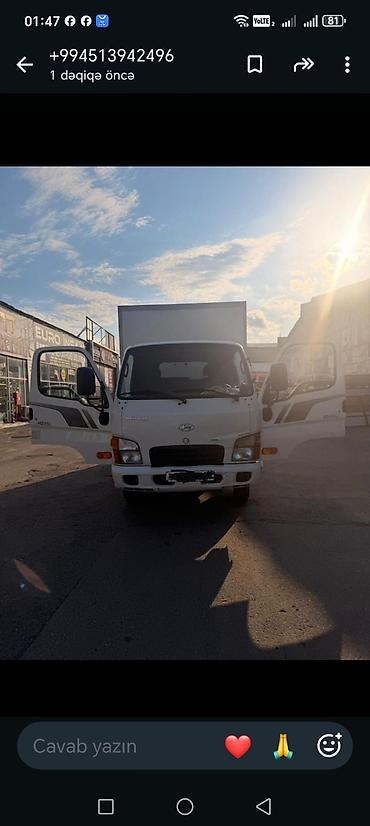 masin cesqa: Hyundai HD75L yük maşını – furqon kuzovlu - Marka/model: Hyundai — 3