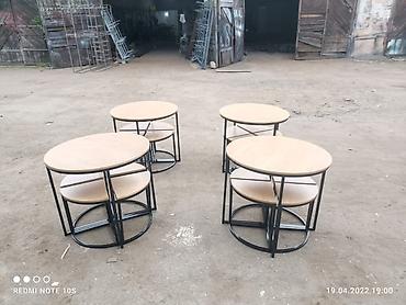 Мебель на заказ: Мебел на заказ. Барный стол и стулья. Размер стол -высота 0 Длина — 18