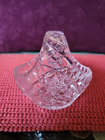 Ostalo posuđe: Korpica nova kristal,led kristal 70te. Korpica nova sve na njoj na lalafo.rs — 5 Ostalo posuđe: Korpica nova kristal,led kristal 70te. Korpica nova sve na njoj — 5