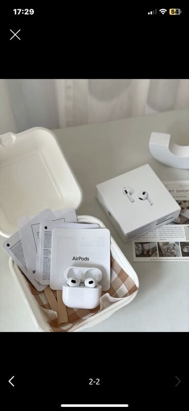 ноутбук купить дешево бу: Беспроводные наушники Apple AirPods 3. Комплектация на фото: зарядный