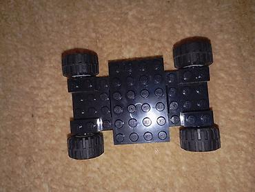 колеса на леса: Основание для машинки из кубиков LEGO (черное) - Платформа-шасси с — 1