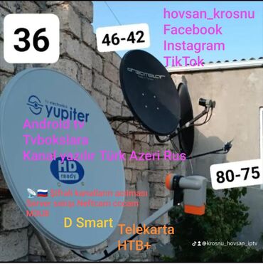 tv antennalar: Peyk antenalarının quraşdırılması | Təmir, Quraşdırılma, Tənzimlənmə | Zəmanət