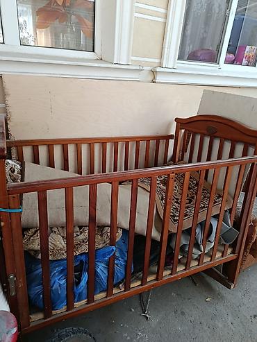 Балдар эмереги: Детская деревянная кроватка классического типа. - Материал: массив — 1
