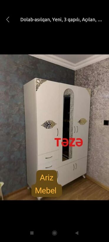 Dolablar: Yeni, Açılan, 1 qapı Düz dolab, Dolab-asılqan — 16