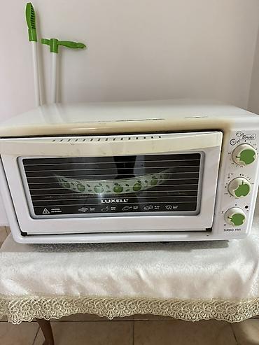 yemek bisiren aparat: Luxell elektrik mini soba - Brend: Luxell - Rəng: ağ - Ön şüşə qapı — 1