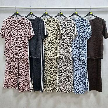p. s nova kolekcija bih: Ženski komplet – majica i široke pantalone sa leopard dezenom — 4