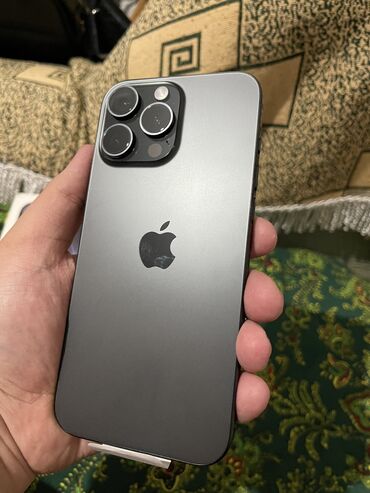 14 pro max новый: IPhone 16 Pro Max, Жаңы, 256 ГБ, Black Titanium, Заряддоочу түзүлүш, Кабель, Куту, 100 %