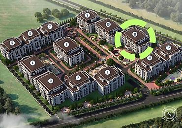 sky park: 3 комнаты, 110 м², АУЦА Элитка, 3 этаж, ПСО (под самоотделку) — 5