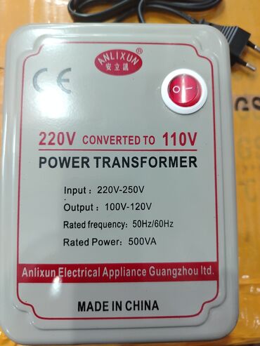 Генераторы: Anlixun şirkətinin bu güc transformatoru 220V-dən 110V-ə gərginliyi