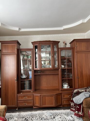 кухонные гарнитуры в бишкеке фото цена: Гарнитур для зала, Б/у, Самовывоз, цвет - Коричневый