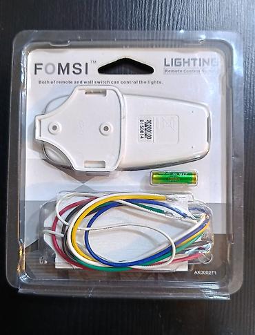 Pultlar: FOMSI Lighting – Simsiz işıq idarəetmə dəsti Məhsul tərkibi: - RF — 2