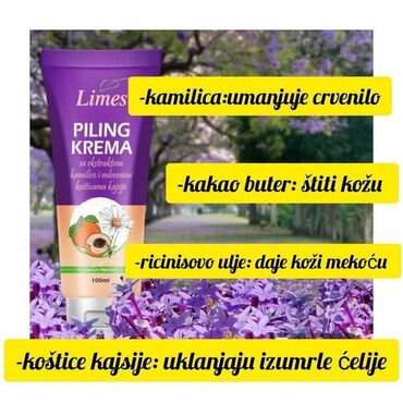 Nega kože: Piling krema 💜💜💜 piling krema sa ekstraktom kamilice i mlevenim — 6