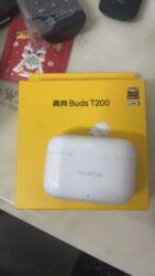 закрытые накладные наушники: Безпроводные наушники Realme budsT200 с шумоподавлением original три