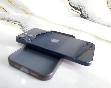 айфон is: IPhone 13, Б/у, 128 ГБ, Черный, Чехол, 100 % — 2