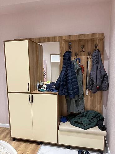 ev al: Yeni, 2 qapılı, Güzgülü, Qəhvəyi, Açılan, Düz dolab — 2