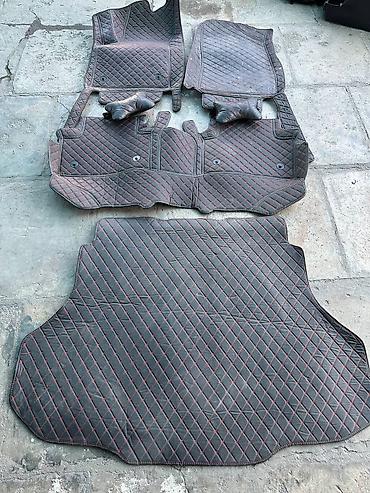 Полики: 3D Экокожа Полики Для салона цвет - Черный, Б/у, Самовывоз — 8