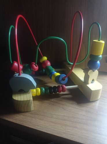 деревянные игрушки лабиринт: Продаю детскую игрушку-развивашку для малышей. Лабиринт, проволочная