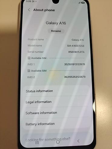 Samsung: Samsung Galaxy A34 5G – srebna boja Glavne karakteristike: - Ekran — 8