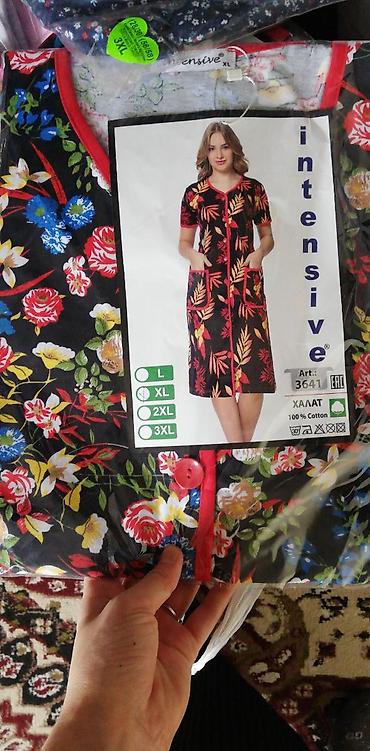 Домашние костюмы: Турецкие Халаты Тонкий хб. Не сядет, не леняет. Дышащий вариант — 21