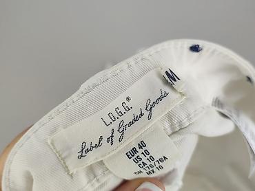 top zara basic: H&M L.O.G.G., Spodnie materiałowe damskie, rozmiar M — 4