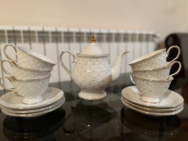 serviz destleri instagram: Чайный набор, цвет - Белый