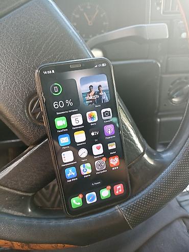 хуавей часы бишкек: IPhone X, Колдонулган, 64 ГБ, Кара, Коргоочу айнек, Каптама, 8 % — 1