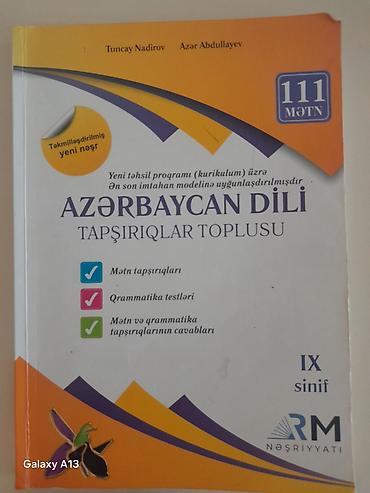 aze athlete: Məhsul: “Azərbaycan dili – Tapşırıqlar toplusu”, IX sinif Müəlliflər — 1