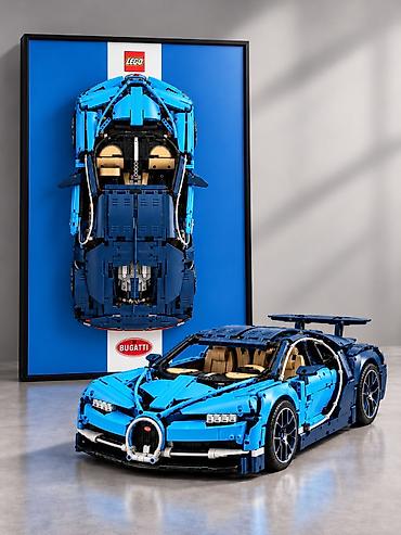Bugatti Chiron — конструктор 4031 деталь + картина 80×50 см at lalafo.kg Bugatti Chiron — конструктор 4031 деталь + картина 80×50 см