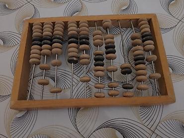 taxta oyuncaqlar: Taxta çərçivəli sayğac (abak) - Material: bərk taxta çərçivə, metal — 3