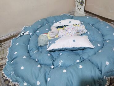 сетка на коляску: Мягкое круглое гнёздышко-матрас для новорождённых - Форма: круглая, с