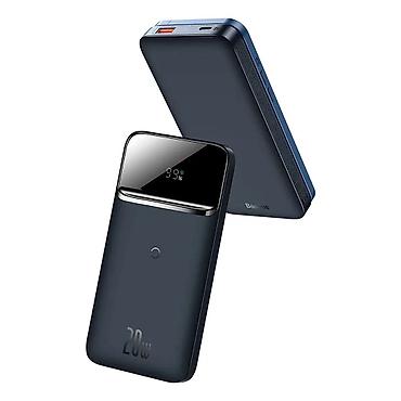 iphone q: Baseus PPCXW10 Magnetic Wireless Power Bank 10000mAh 20W - Maqnitli — 1