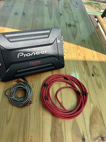 divarda televizor yeri: Pioneer 760 w sesguclendirici (usliltel) tulpan,plusavot ustunde — 1