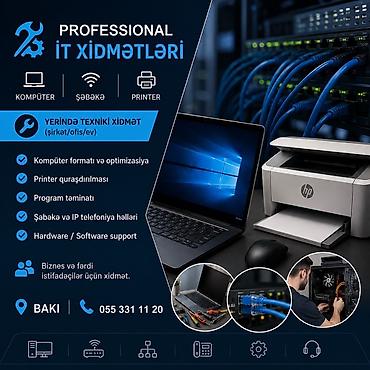 pameran it: Professional İT xidmətləri – kompüter, şəbəkə və printer üzrə yerində — 1
