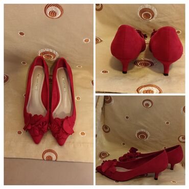 qaramanlı ayaqqabı instagram: Tuflilər, Ölçü: 37, rəng - Qırmızı, İşlənmiş