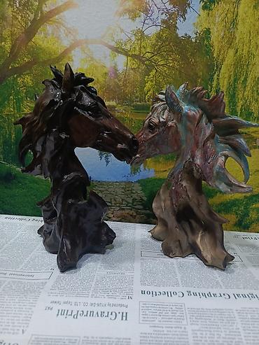 at figurları: Fiqur, Keramika, rəng - Qəhvəyi — 4