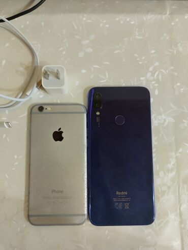 продать айфон 4: Xiaomi Redmi Note 7, 64 ГБ, цвет - Серый, 
 Битый, Отпечаток пальца, Две SIM карты