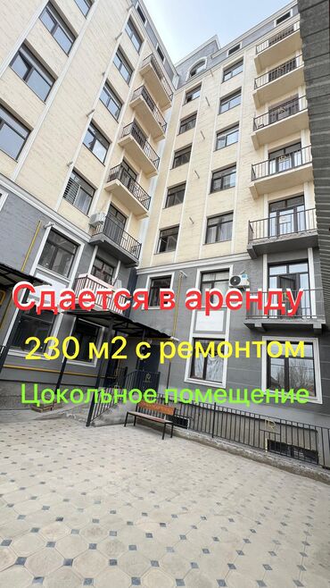 офис в бизнес центре: СРОЧНО СДАЕТСЯ В АРЕНДУ 🔥 Цокольное помещение с ремонтом 230 м2, под