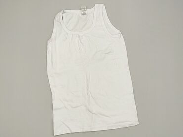 biały podkoszulek chłopięcy: A-shirt, 16 years, 170-176 cm, condition - Very good