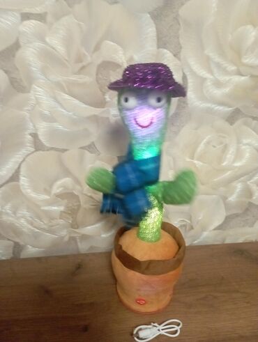 игрушка кактус: Говорящий кактусповторяет за ребенком (новый)