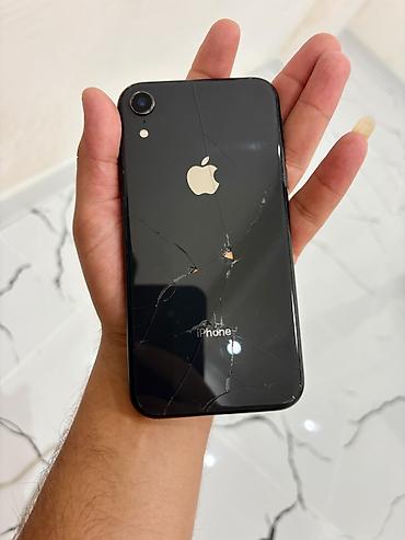 Mobil telefonlar: IPhone Xr, Qara, Qırıq — 2