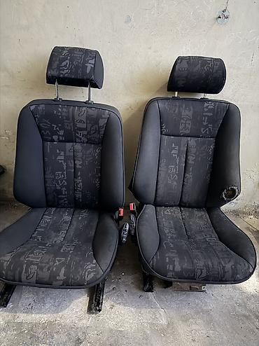 обшивка 124: Комплект сидений, Велюр, Mercedes-Benz 1998 г., Б/у, Оригинал — 1